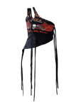 Controlled Burn One Shoulder Asymmetric Top