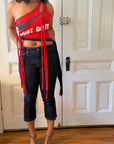 Just Do It One Shoulder Asymmetric Top - M