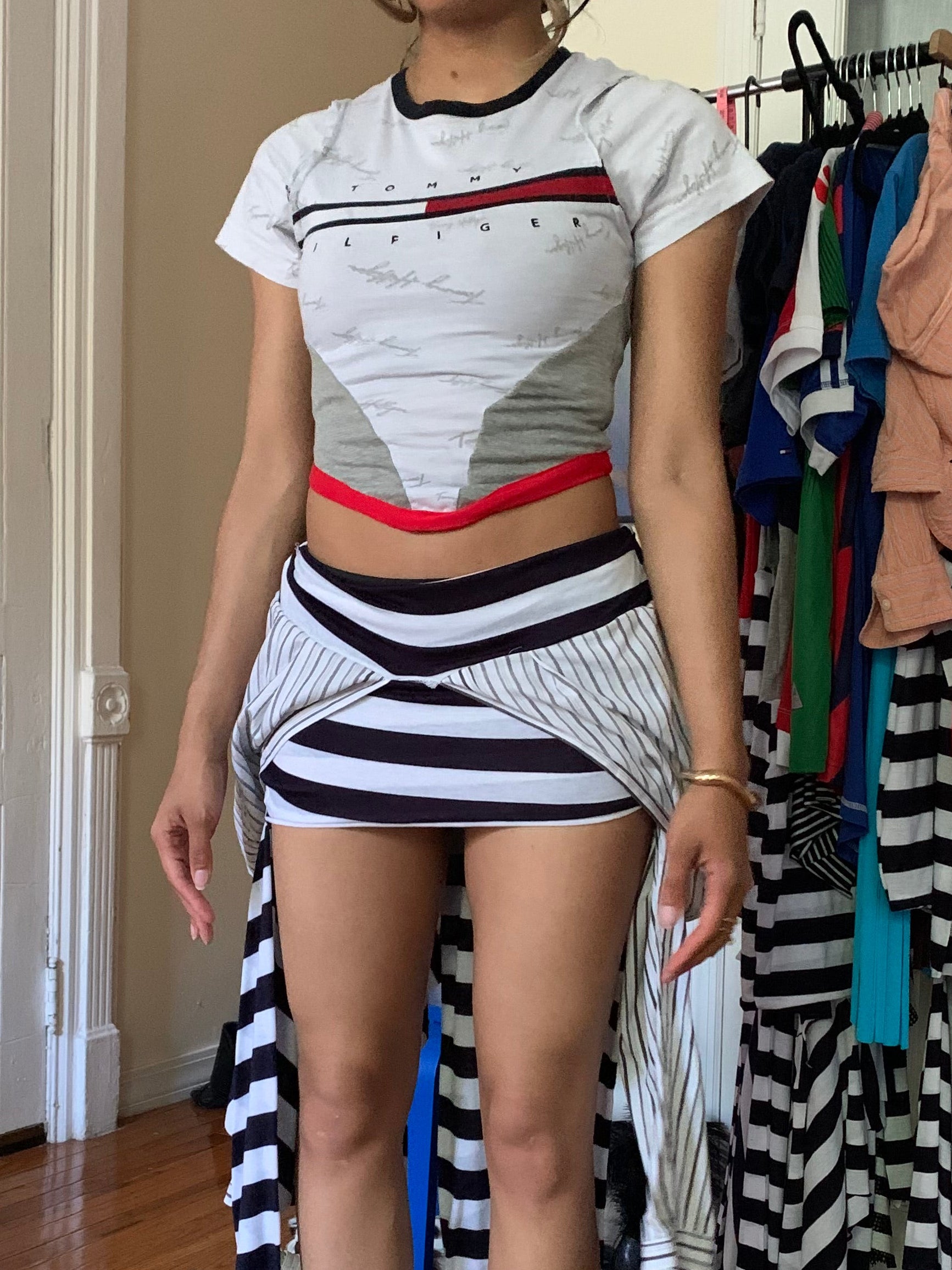 Reconstructed Paneled Tops- XS