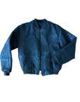 Vintage Leather Embroidered Jacket