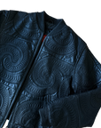 Vintage Leather Embroidered Jacket