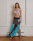 Blue Hour Fringe Skirt