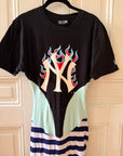 2 Hot 2 Handle Reconstructed Dress - S