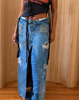 Controlled Burn One Shoulder Asymmetric Top