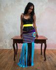 Blue Hour Fringe Skirt